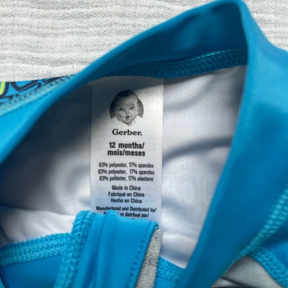 Baby/Toddler Long Sleeve Swim Suits set - Picture 4 of 7